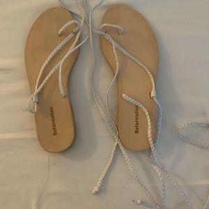Reformation strap sandals